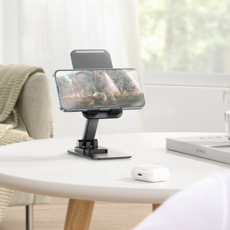 Hoco Ph50 Ivey Folding Rotatable Desktop Holder(Black) - 5