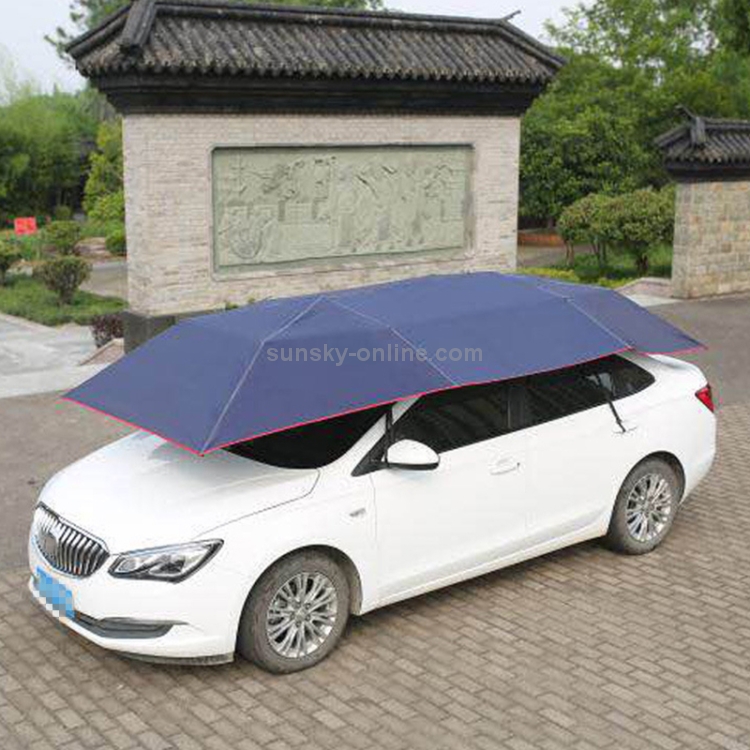  Car Supplies Fully-Automatic Awning Tent Car Smart Insulated  Cover Outdoor Waterproof Folded Portable Canopy Cover Shelter, Size:4.2 x  2.1m(Navy Blue) (Color : Navy Blue) : Automotive