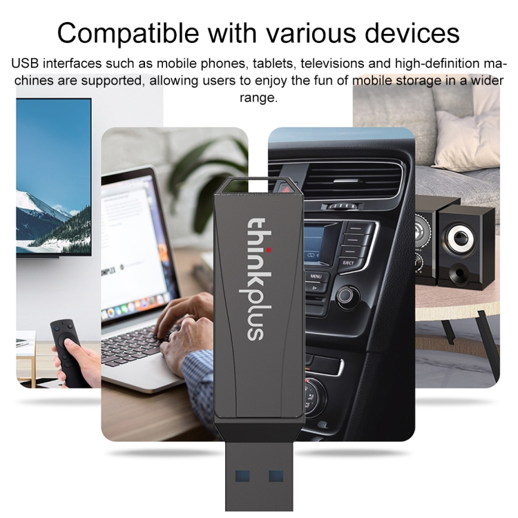 Lenovo Thinkplus MU252 USB 3.1 + USB-C / Type-C Flash Drive, Memory:16GB - 7