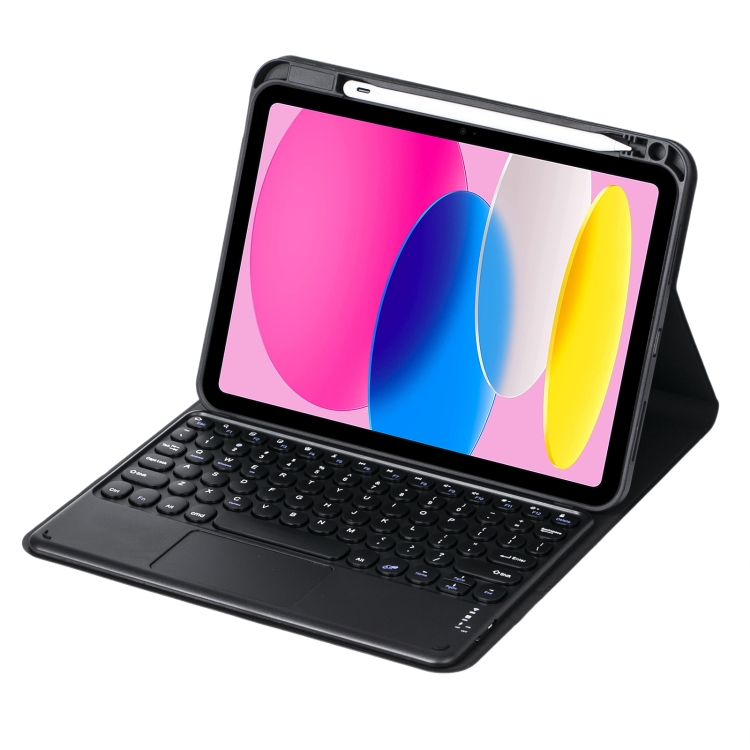 For iPad 10th Gen 10.9 2022 SA-10C Bluetooth Touch Keyboard Leather Tablet Case with Pen Slot(Black) For iPad 10th Gen 10.9 2022 SA-10C Bluetooth Touch Keyboard Leather Tablet Case with Pen Slot(Black)