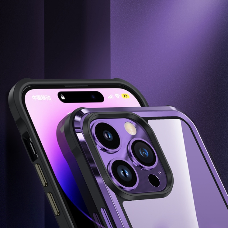 For iPhone 14 Pro Steel Armour Series Metal + PC Phone Case(Silver) For iPhone 14 Pro Steel Armour Series Metal + PC Phone Case(Silver)