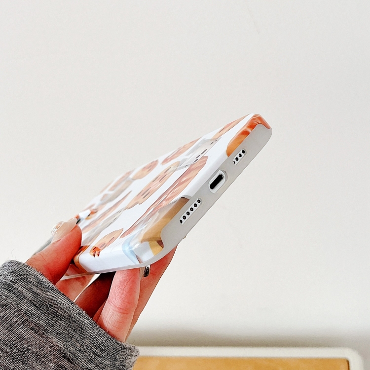 For iPhone 13 2 in 1 Detachable Painted Pattern Phone Case(Milk Tea Bread) For iPhone 13 2 in 1 Detachable Painted Pattern Phone Case(Milk Tea Bread)