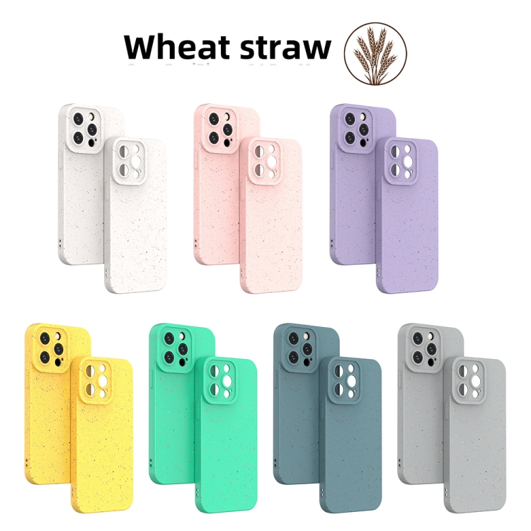 For iPhone 14 Pro Max Wheat Straw Degradable Phone Case(White) For iPhone 14 Pro Max Wheat Straw Degradable Phone Case(White)