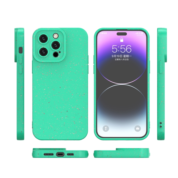 For iPhone 14 Pro Max Wheat Straw Degradable Phone Case(White) For iPhone 14 Pro Max Wheat Straw Degradable Phone Case(White)