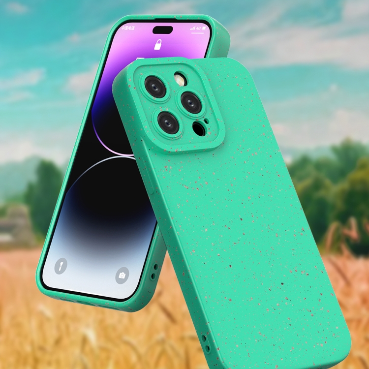 For iPhone 14 Pro Max Wheat Straw Degradable Phone Case(White) For iPhone 14 Pro Max Wheat Straw Degradable Phone Case(White)