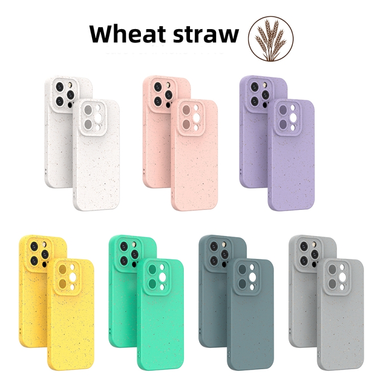 For iPhone 11 Pro Max Wheat Straw Degradable Phone Case(Pink) For iPhone 11 Pro Max Wheat Straw Degradable Phone Case(Pink)