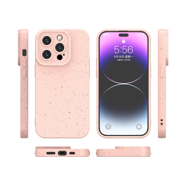 For iPhone 11 Pro Max Wheat Straw Degradable Phone Case(Pink) For iPhone 11 Pro Max Wheat Straw Degradable Phone Case(Pink)