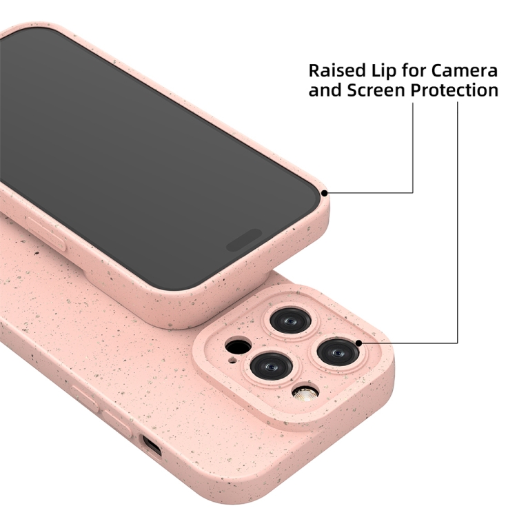 For iPhone 11 Pro Max Wheat Straw Degradable Phone Case(Pink) For iPhone 11 Pro Max Wheat Straw Degradable Phone Case(Pink)