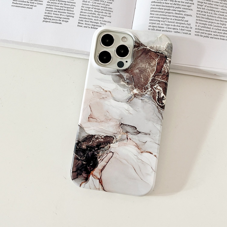 For iPhone 13 Pro 2 in 1 Detachable Marble Pattern Phone Case(Black White) For iPhone 13 Pro 2 in 1 Detachable Marble Pattern Phone Case(Black White)