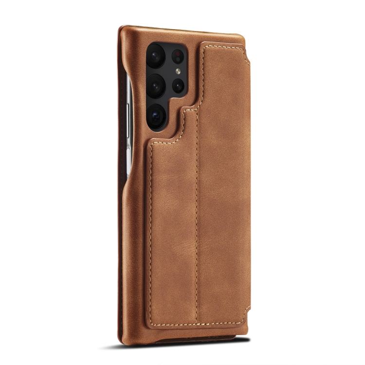 For Samsung Galaxy S23 Ultra 5G LC.IMEEKE Hon Ancient Series Horizontal Flip Leather Phone Case(Brown) For Samsung Galaxy S23 Ultra 5G LC.IMEEKE Hon Ancient Series Horizontal Flip Leather Phone Case(Brown)