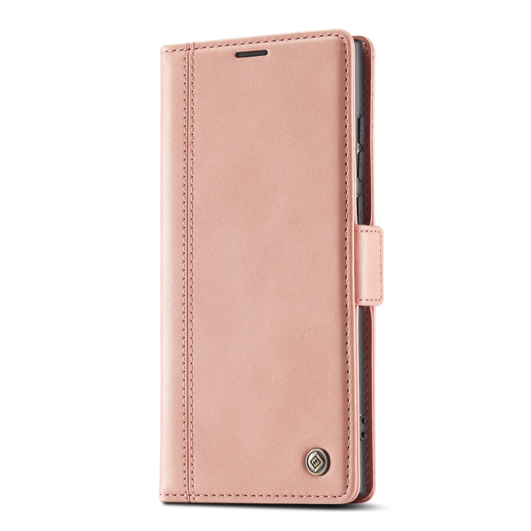 For Samsung Galaxy S23 Ultra 5G LC.IMEEKE PU + TPU Skin-friendly Feeling Leather Phone Case(Rose Gold) For Samsung Galaxy S23 Ultra 5G LC.IMEEKE PU + TPU Skin-friendly Feeling Leather Phone Case(Rose Gold)
