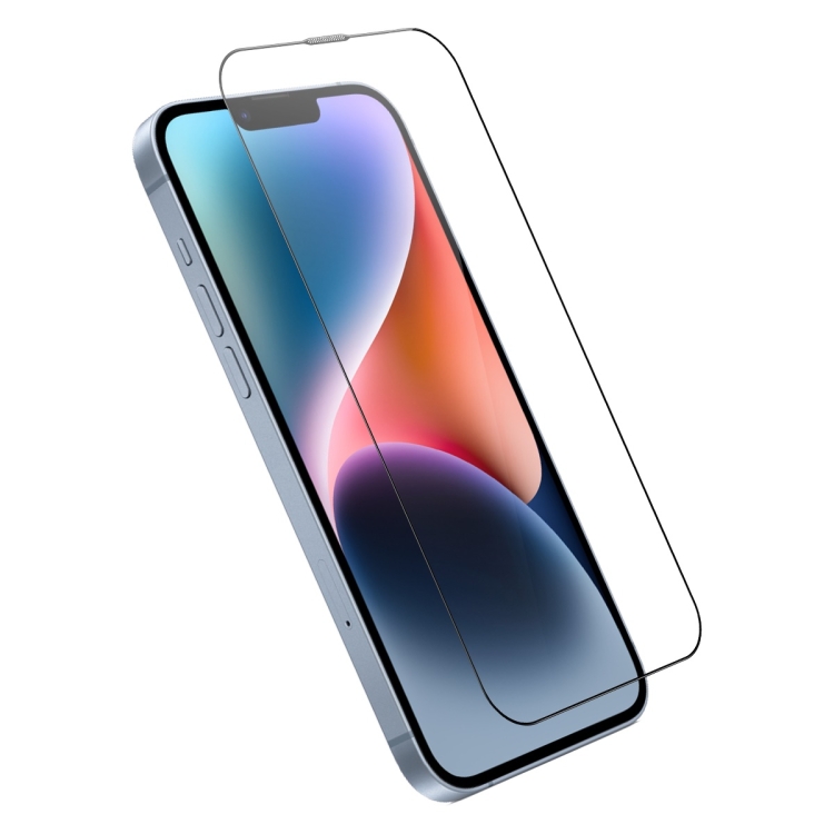 For iPhone 14 Plus / 13 Pro Max 2pcs Baseus 0.3mm Glare Repelling Full-Coverage HD Tempered Glass Screen Protector