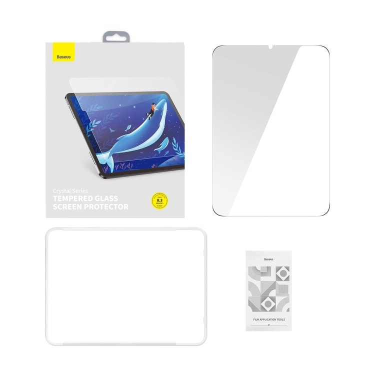 For iPad mini 2021 Baseus Crystal Series 0.3mm HD Tempered Glass Screen Protector For iPad mini 2021 Baseus Crystal Series 0.3mm HD Tempered Glass Screen Protector