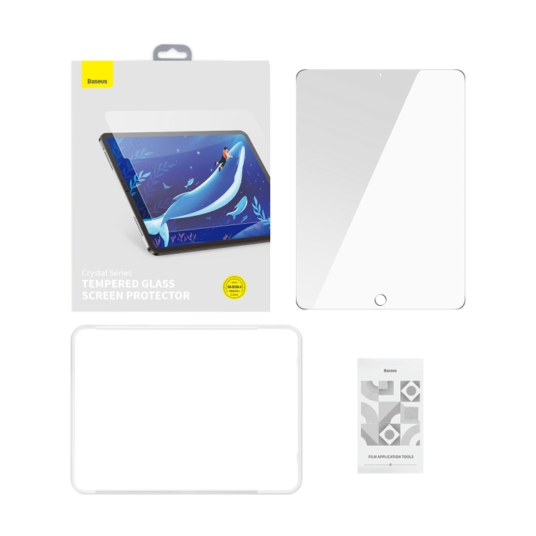 For iPad Pro 10.5/Air3/7/8/9 Baseus Crystal Series 0.3mm HD Tempered Glass Screen Protector For iPad Pro 10.5/Air3/7/8/9 Baseus Crystal Series 0.3mm HD Tempered Glass Screen Protector