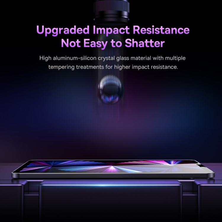 For iPad Pro 10.5/Air3/7/8/9 2pcs Baseus Crystal Series 0.3mm HD Tempered Glass Screen Protector For iPad Pro 10.5/Air3/7/8/9 2pcs Baseus Crystal Series 0.3mm HD Tempered Glass Screen Protector
