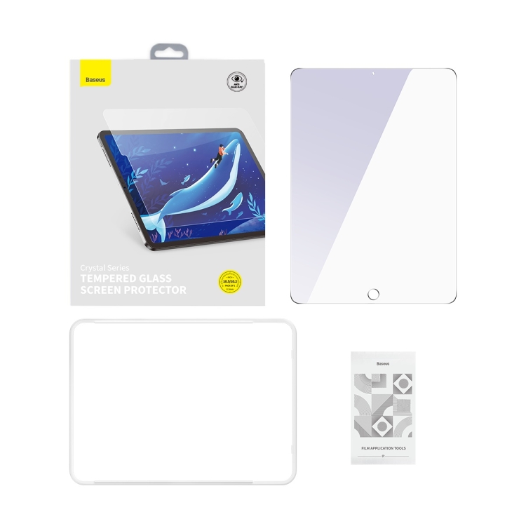 For iPad Pro 10.5/Air 2019/iPad 10.2 Baseus 0.3mm Crystal Ceramic Anti-Blue Light Tempered Film For iPad Pro 10.5/Air 2019/iPad 10.2 Baseus 0.3mm Crystal Ceramic Anti-Blue Light Tempered Film