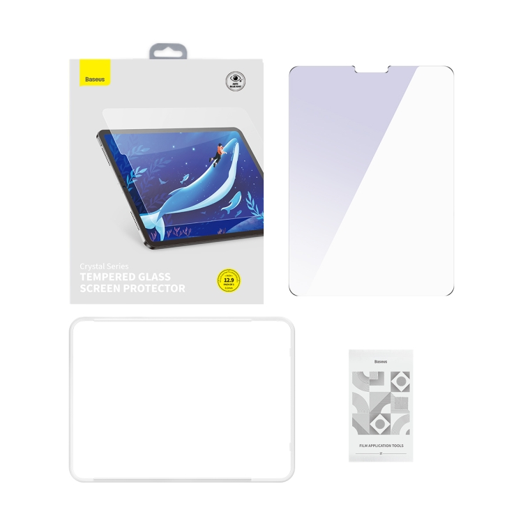 For iPad Pro 12.9 2018/2020/2021 Baseus 0.3mm Crystal Ceramic Anti-Blue Light Tempered Film For iPad Pro 12.9 2018/2020/2021 Baseus 0.3mm Crystal Ceramic Anti-Blue Light Tempered Film