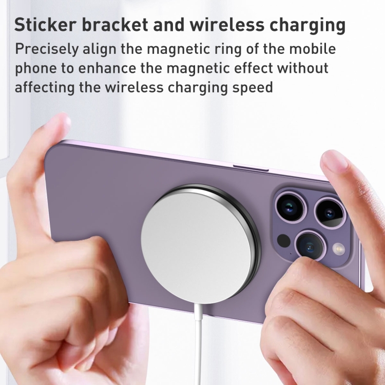 Car Magnetic Dual Axis Ring Phone Holder(Bright Purple) Car Magnetic Dual Axis Ring Phone Holder(Bright Purple)