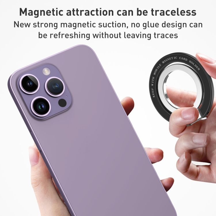 Car Magnetic Dual Axis Ring Phone Holder(Bright Purple) Car Magnetic Dual Axis Ring Phone Holder(Bright Purple)