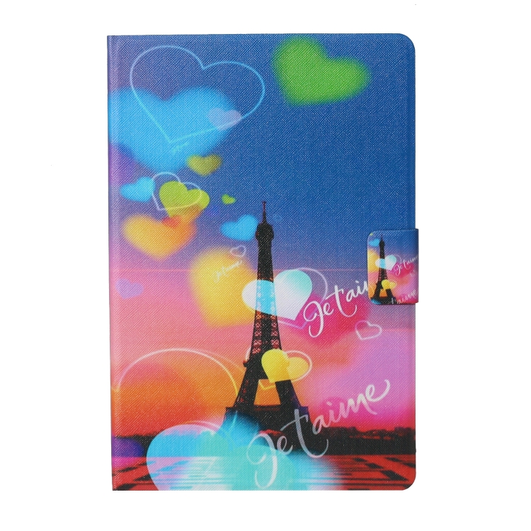 For iPad Air / Air 2 Coloured Drawing Pattern Horizontal Flip Leather Case with Holder & Card Slot & Sleep / Wake-up Function(Romantic Tower) For iPad Air / Air 2 Coloured Drawing Pattern Horizontal Flip Leather Case with Holder & Card Slot & Sleep / Wake-up Function(Romantic Tower)