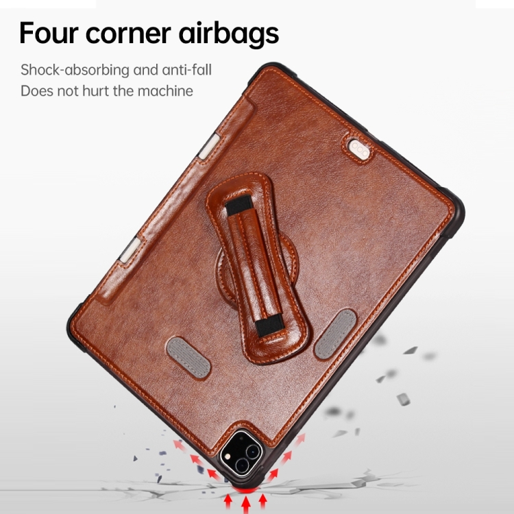 For iPad Air / Air 2 / Pro 9.7 / 9.7 2017-2018 360 Degree Rotation Handheld Leather Back Tablet Case with Pencil Slot(Black) For iPad Air / Air 2 / Pro 9.7 / 9.7 2017-2018 360 Degree Rotation Handheld Leather Back Tablet Case with Pencil Slot(Black)