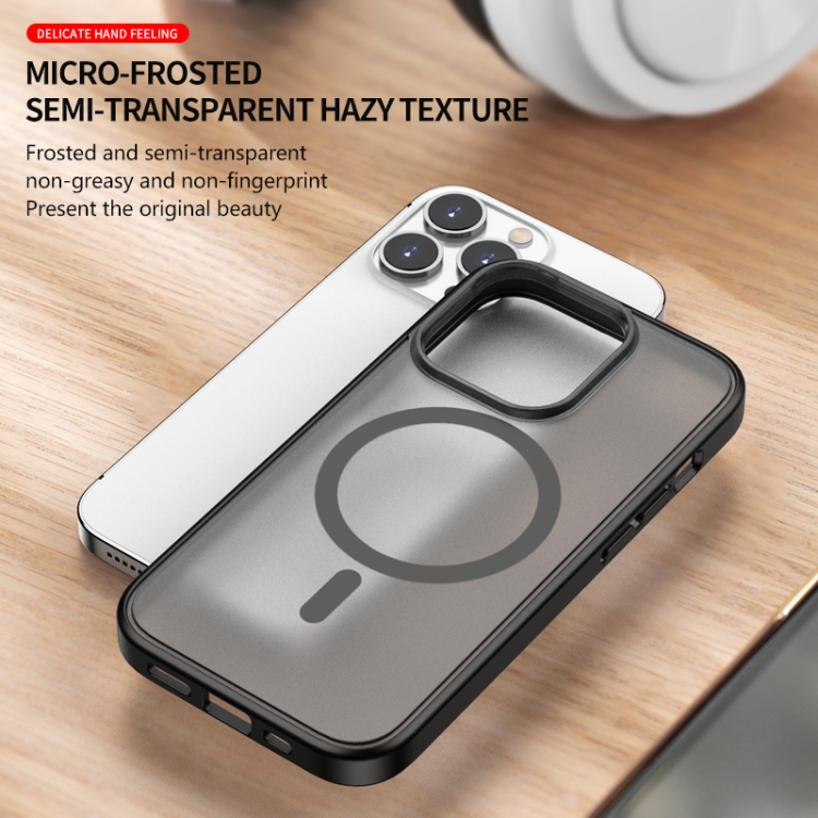 For iPhone 14 Pro Skin Feel Frosted Magsafe Phone Case(Black) For iPhone 14 Pro Skin Feel Frosted Magsafe Phone Case(Black)