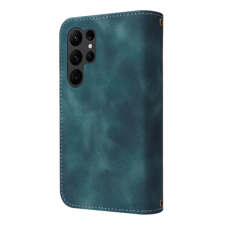 For Samsung Galaxy S23 Ultra 5G Multifunctional Card Slot Zipper Wallet Leather Phone Case(Blue) For Samsung Galaxy S23 Ultra 5G Multifunctional Card Slot Zipper Wallet Leather Phone Case(Blue)