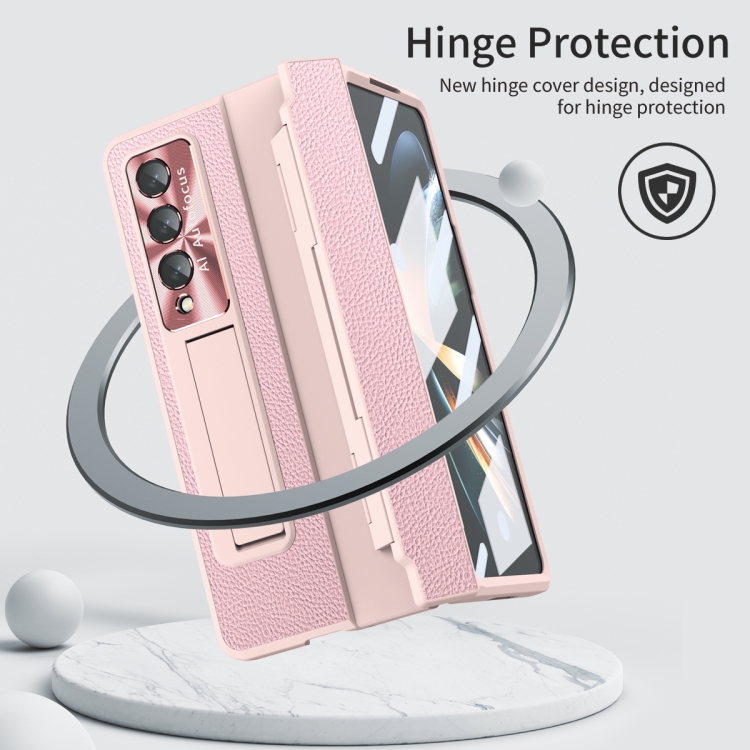 For Samsung Galaxy Z Fold4 Integrated Full Coverage Phone Case with Hinge(Pink) For Samsung Galaxy Z Fold4 Integrated Full Coverage Phone Case with Hinge(Pink)