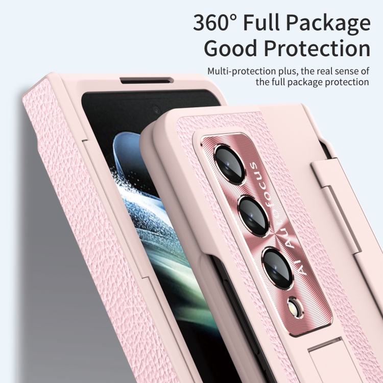 For Samsung Galaxy Z Fold4 Integrated Full Coverage Phone Case with Hinge(Pink) For Samsung Galaxy Z Fold4 Integrated Full Coverage Phone Case with Hinge(Pink)