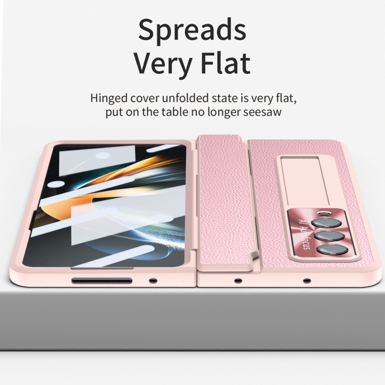 For Samsung Galaxy Z Fold4 Integrated Full Coverage Phone Case with Hinge(Pink) For Samsung Galaxy Z Fold4 Integrated Full Coverage Phone Case with Hinge(Pink)
