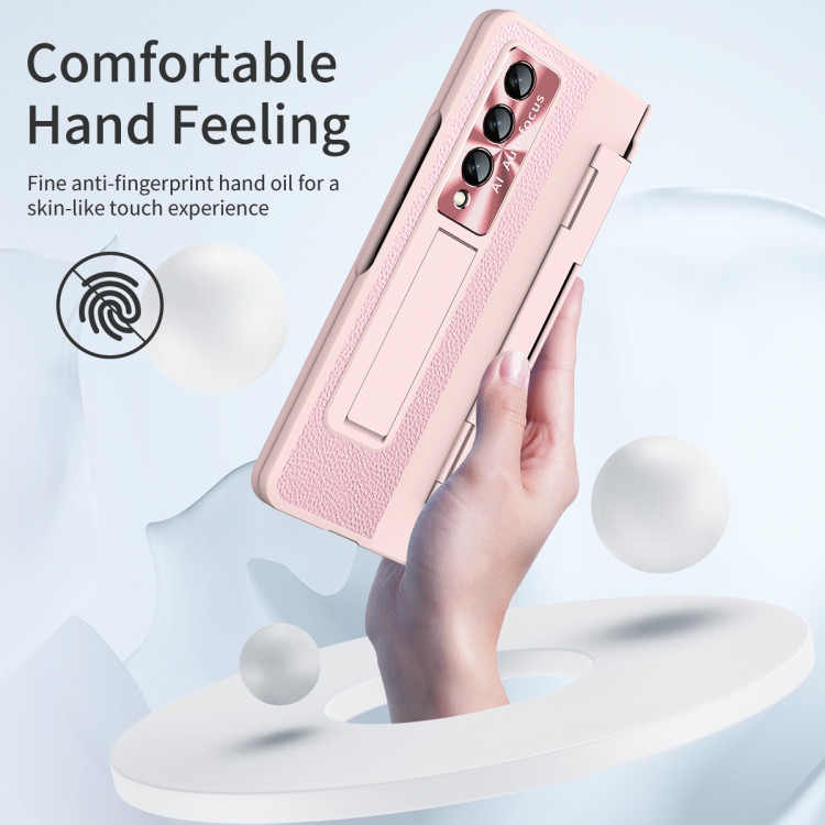 For Samsung Galaxy Z Fold4 Integrated Full Coverage Phone Case with Hinge(Pink) For Samsung Galaxy Z Fold4 Integrated Full Coverage Phone Case with Hinge(Pink)