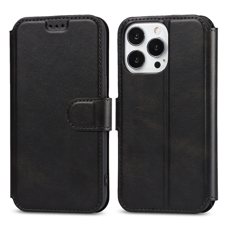 For iPhone 14 Pro Shockproof PU + TPU Leather Phone Case(Black) For iPhone 14 Pro Shockproof PU + TPU Leather Phone Case(Black)