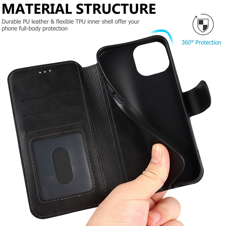 For iPhone 14 Pro Shockproof PU + TPU Leather Phone Case(Black) For iPhone 14 Pro Shockproof PU + TPU Leather Phone Case(Black)