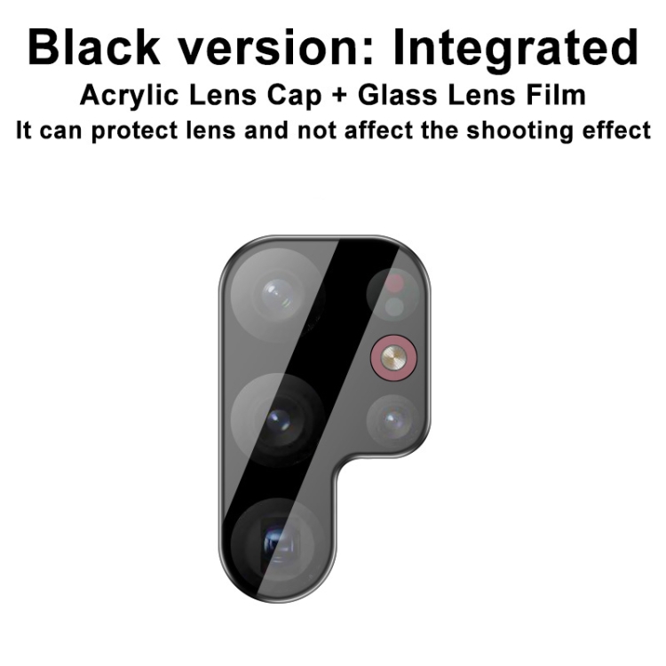 For Samsung Galaxy S23 Ultra 5G imak High Definition Integrated Glass Lens Film Black Version