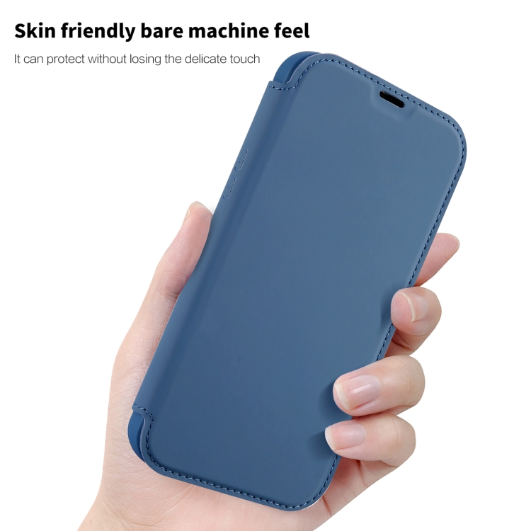 For Samsung Galaxy S23+ 5G Imitate Liquid Skin Feel Leather Phone Case with Card Slots(Blue) For Samsung Galaxy S23+ 5G Imitate Liquid Skin Feel Leather Phone Case with Card Slots(Blue)