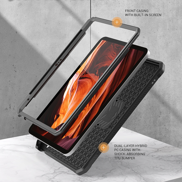 For iPad 10th Gen 10.9 2022 Explorer Tablet Protective Case with Pen Slot(Black) For iPad 10th Gen 10.9 2022 Explorer Tablet Protective Case with Pen Slot(Black)