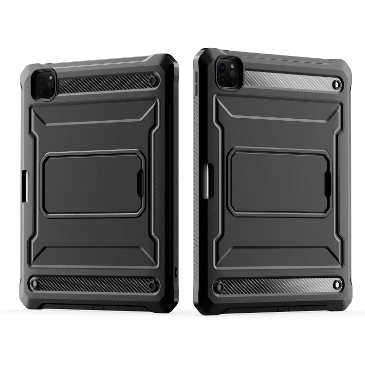 For iPad Pro 11 2022/2021/2020/2018 Explorer Tablet Protective Case with Pen Slot(Black) For iPad Pro 11 2022/2021/2020/2018 Explorer Tablet Protective Case with Pen Slot(Black)