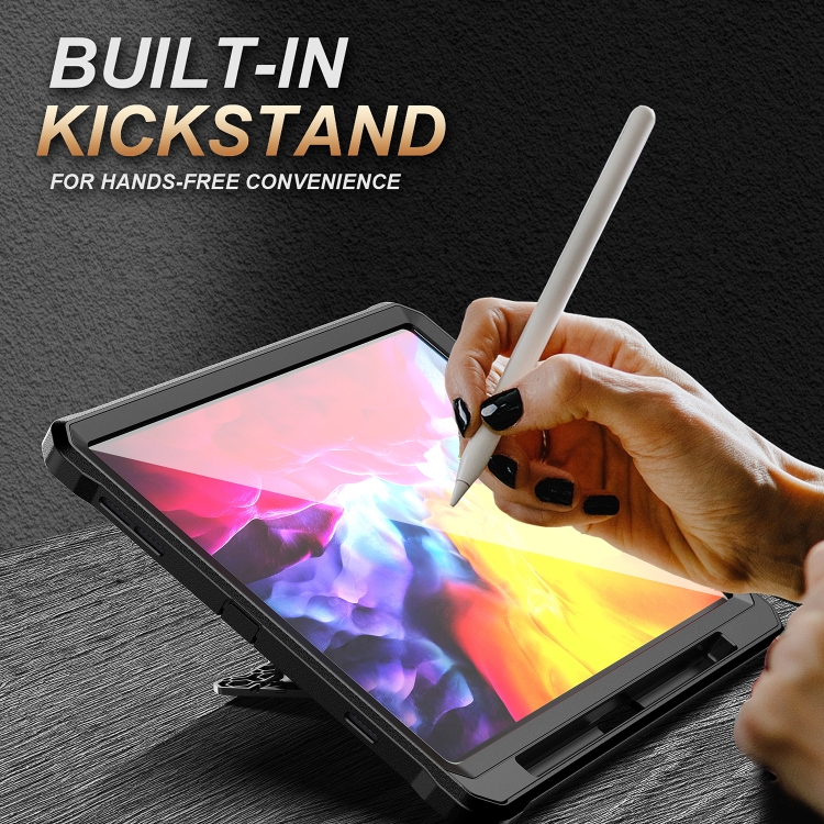 For iPad Pro 11 2022/2021/2020/2018 Explorer Tablet Protective Case with Pen Slot(Black) For iPad Pro 11 2022/2021/2020/2018 Explorer Tablet Protective Case with Pen Slot(Black)