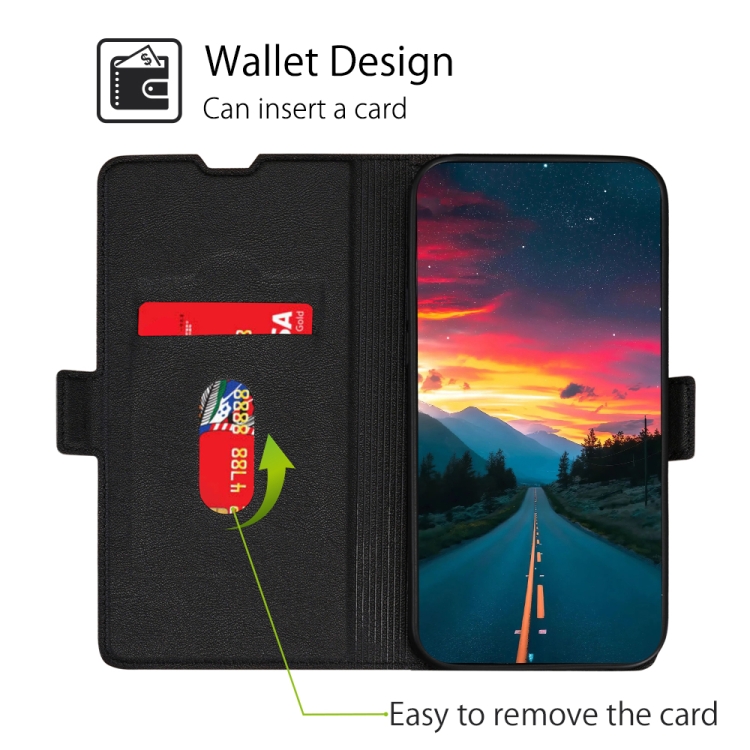 For Samsung Galaxy S23 5G Ultra-thin Voltage Side Buckle Horizontal Flip Leather Phone Case(Black) For Samsung Galaxy S23 5G Ultra-thin Voltage Side Buckle Horizontal Flip Leather Phone Case(Black)