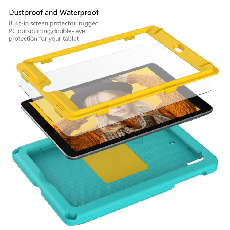 For iPad mini 1/2/3/4/5 EVA + PC Shockproof Tablet Case with Waterproof Frame(Glacier Green) For iPad mini 1/2/3/4/5 EVA + PC Shockproof Tablet Case with Waterproof Frame(Glacier Green)