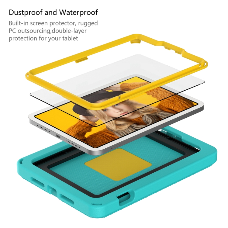 For iPad mini 6 / mini 2024 EVA + PC Shockproof Tablet Case with Waterproof Frame(Glacier Green) For iPad mini 6 / mini 2024 EVA + PC Shockproof Tablet Case with Waterproof Frame(Glacier Green)