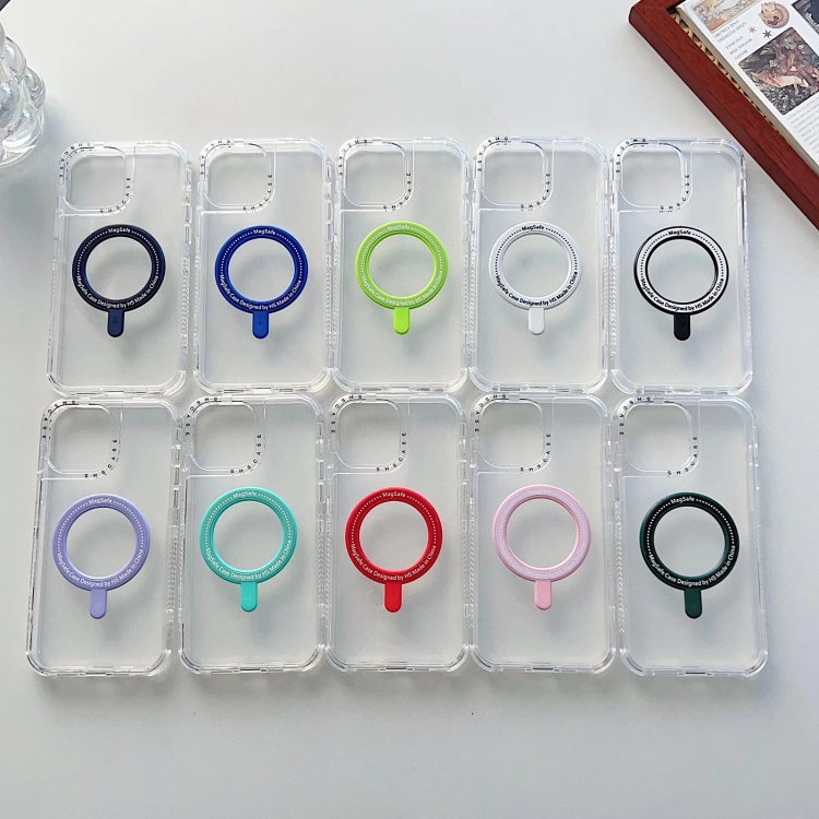 For iPhone 11 Pro 3 in 1 MagSafe Magnetic Phone Case(Red)