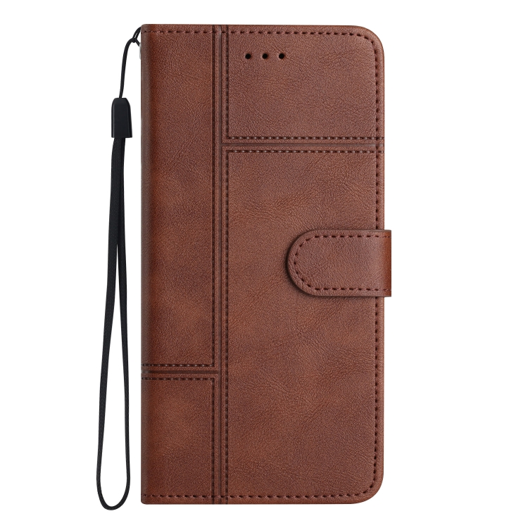 For Samsung Galaxy S23 Ultra 5G Business Style Cowhide Texture Leather Phone Case(Coffee)