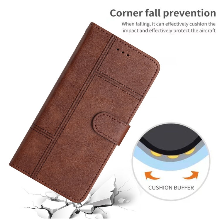 For Samsung Galaxy S23 Ultra 5G Business Style Cowhide Texture Leather Phone Case(Coffee)
