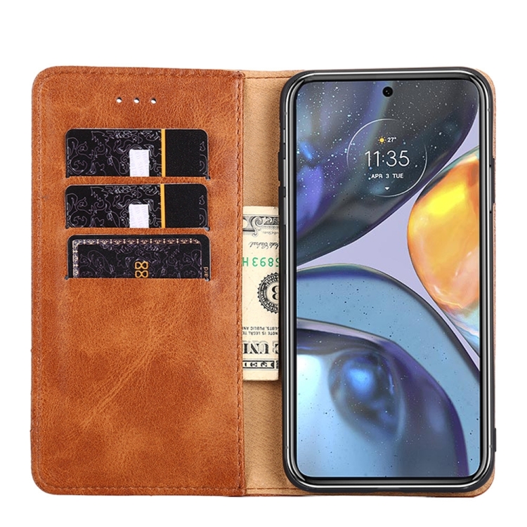For Samsung Galaxy S23+ 5G Non-Magnetic Retro Texture Flip Leather Phone Case(Red)