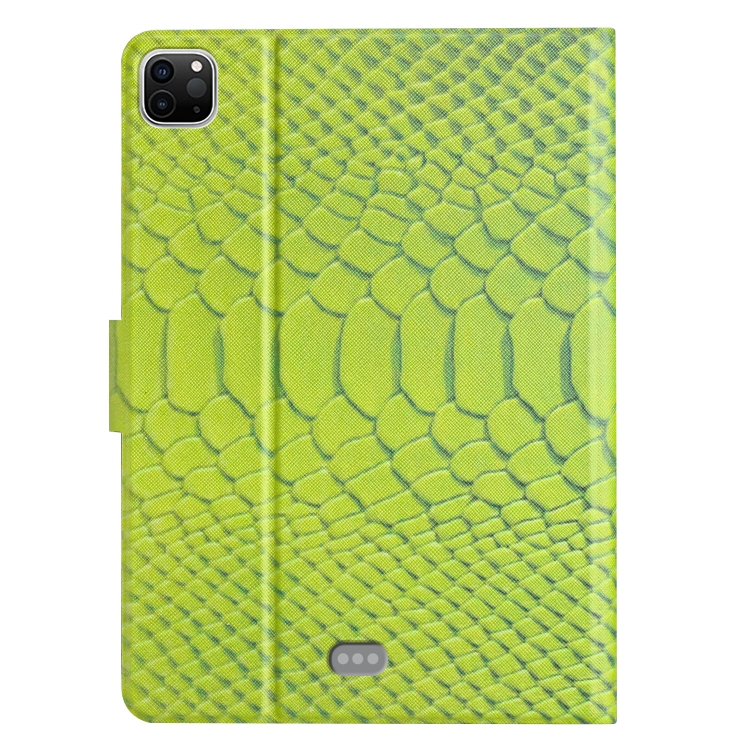 For iPad Pro 11 2020 / 2018 / Air 2020 10.9 Solid Color Crocodile Texture Leather Smart Tablet Case(Green) For iPad Pro 11 2020 / 2018 / Air 2020 10.9 Solid Color Crocodile Texture Leather Smart Tablet Case(Green)