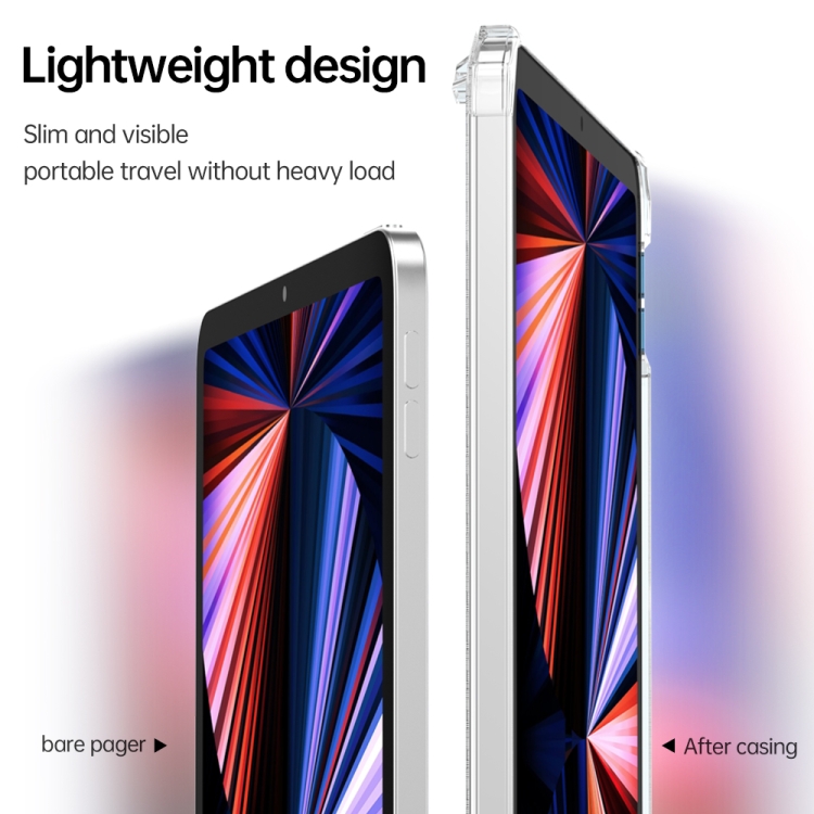 For iPad 2022 TPU + PC Airbag Full Coverage Shockproof Protective Tablet Case with Pen Slots(Transparent) For iPad 2022 TPU + PC Airbag Full Coverage Shockproof Protective Tablet Case with Pen Slots(Transparent)