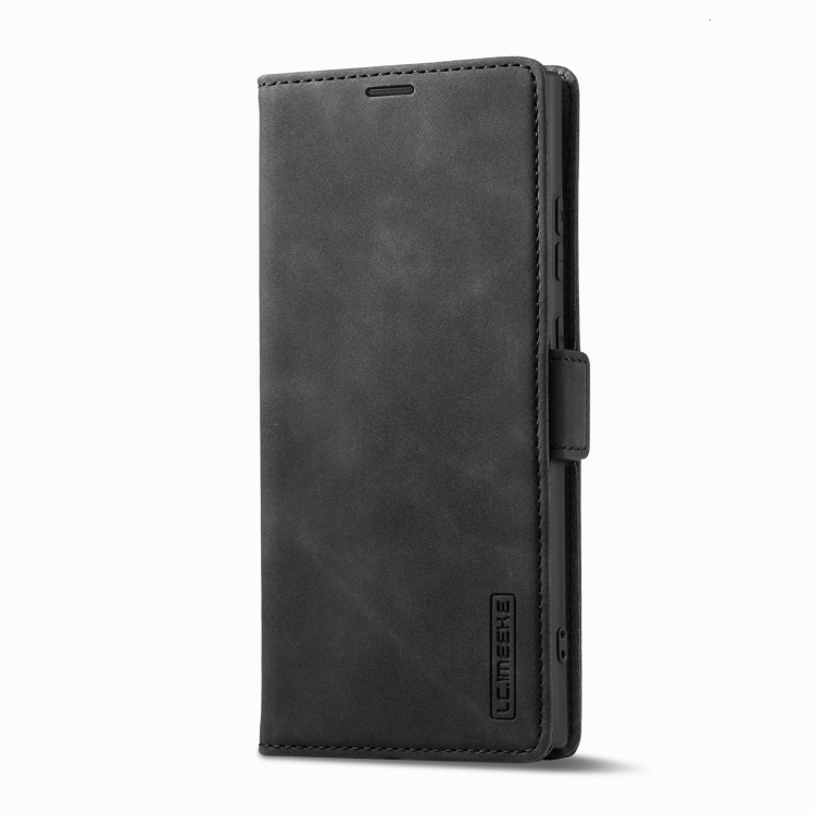 For Samsung Galaxy S23 Ultra 5G LC.IMEEKE Strong Magnetism Microfiber Leather Phone Case(Black) For Samsung Galaxy S23 Ultra 5G LC.IMEEKE Strong Magnetism Microfiber Leather Phone Case(Black)