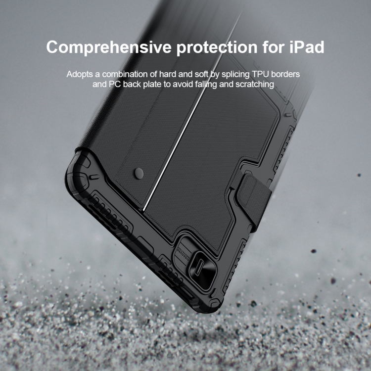 For iPad 10th Gen 10.9 2022 Nillkin Bumper Combo Keyboard Case