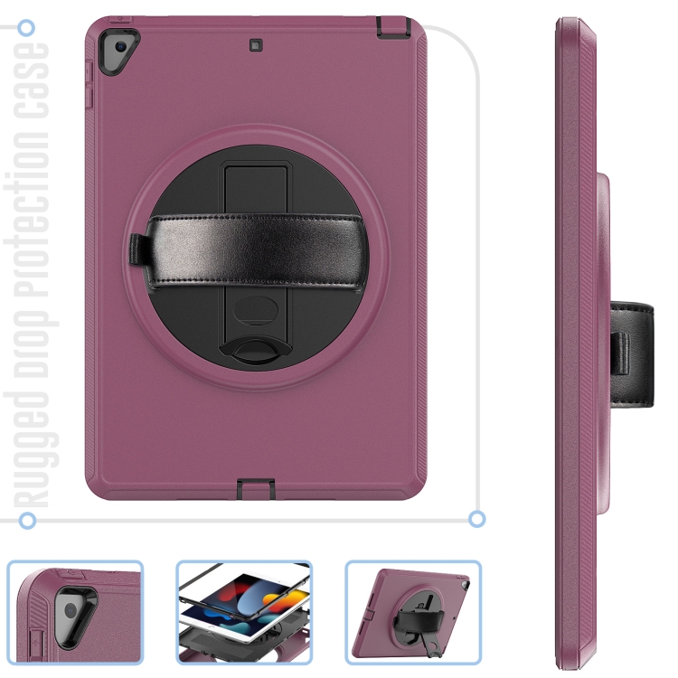 For iPad 10.2 2021/2020/2019 / Pro 10.5 / Air 10.5 2018/2019 Shockproof TPU + PC Tablet Case(Black+Rose Red) For iPad 10.2 2021/2020/2019 / Pro 10.5 / Air 10.5 2018/2019 Shockproof TPU + PC Tablet Case(Black+Rose Red)